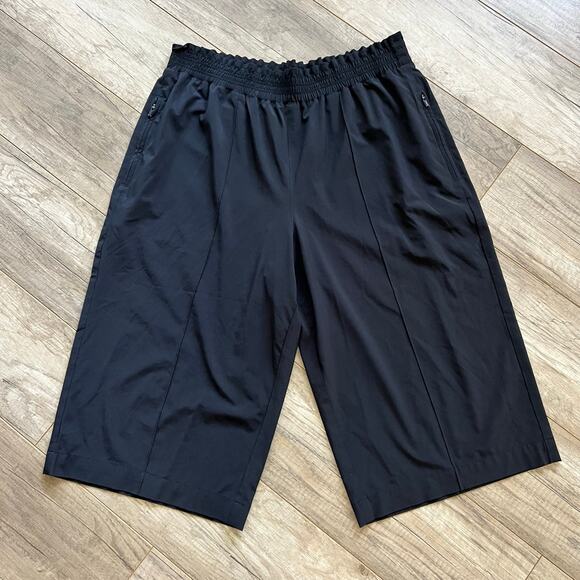 Athleta Women's Black Salutation Jogger Powervita High Waisted Legging Small - Picture 2 of 5